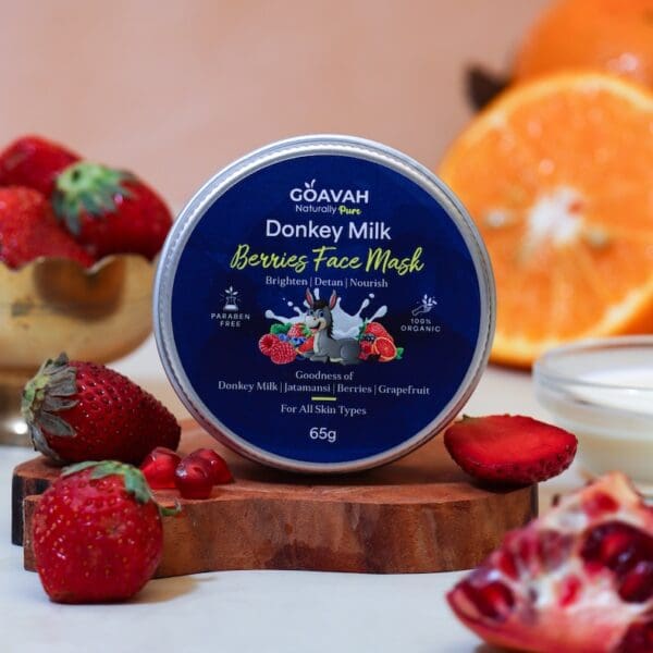 Donkey Milk Berries Face Mask