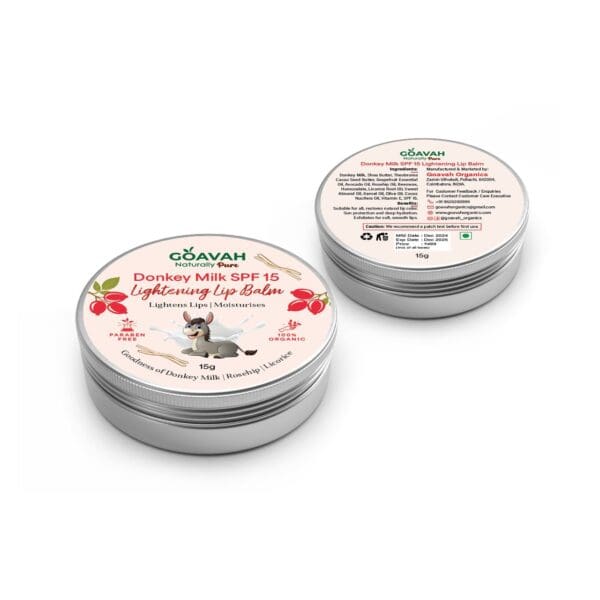 Donkey milk spf 15 lightening lip balm