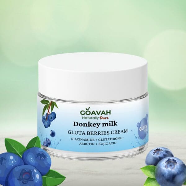 donkey milk Gluta berries Cream